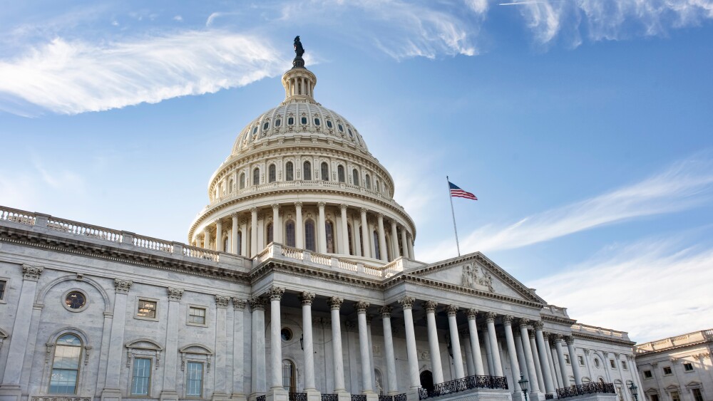 A photograph of the U.S. Capitol Building in Washington, D.C.